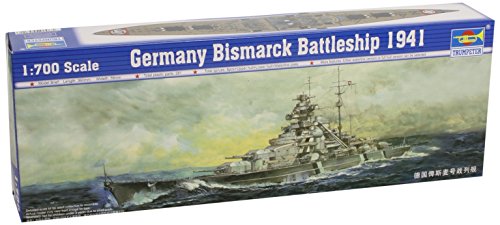 Trumpeter 5711 Bismarck 1941 - Acorazado alemán a escala [Importado de Alemania]