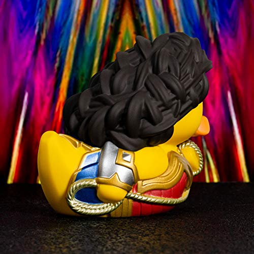 TUBBZ Pato de baño Coleccionable - Figura Tubbz Wonder Woman - Figura Coleccionable DC Comics, Wonder Woman Figura - Producto con Licencia Oficial, 5056280409076