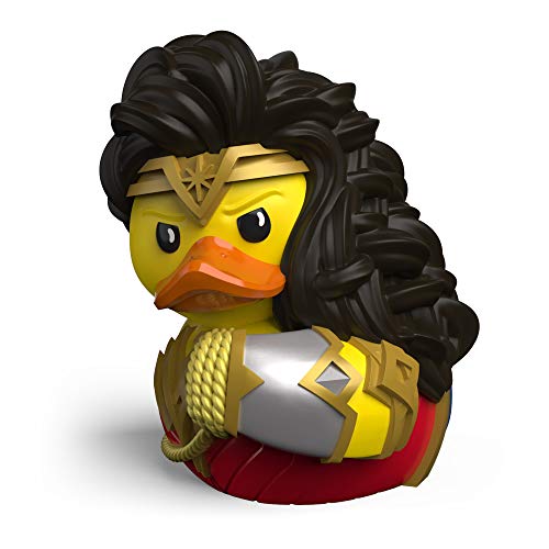 TUBBZ Pato de baño Coleccionable - Figura Tubbz Wonder Woman - Figura Coleccionable DC Comics, Wonder Woman Figura - Producto con Licencia Oficial, 5056280409076