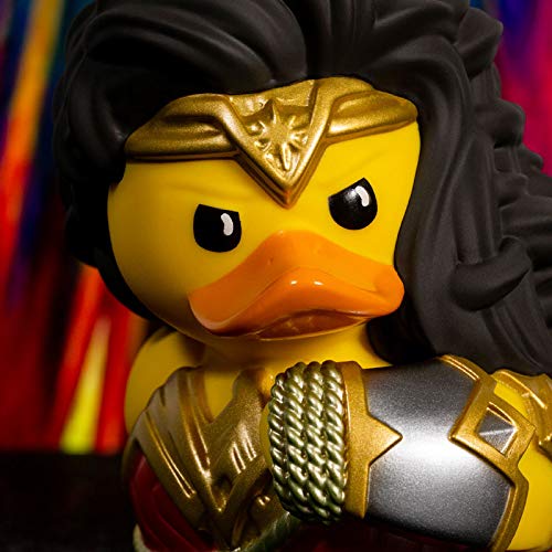 TUBBZ Pato de baño Coleccionable - Figura Tubbz Wonder Woman - Figura Coleccionable DC Comics, Wonder Woman Figura - Producto con Licencia Oficial, 5056280409076