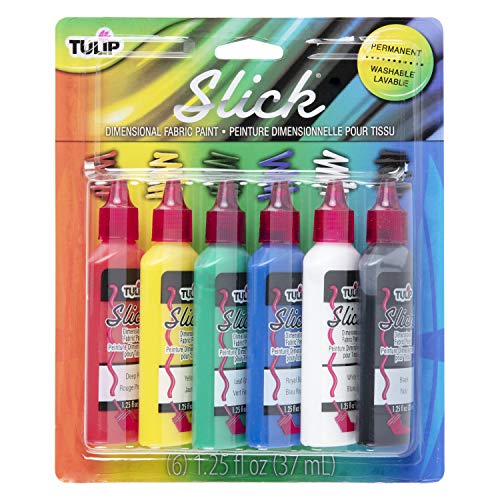 Tulip Dimensional fabric paint Slick 6pcs, 1.25 oz, 222