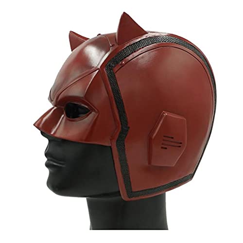 Tumnea Máscara de Daredevil Máscara de Halloween Daredevil Cosplay Casco Máscara de látex Cosplay para Accesorios de Disfraces de Halloween