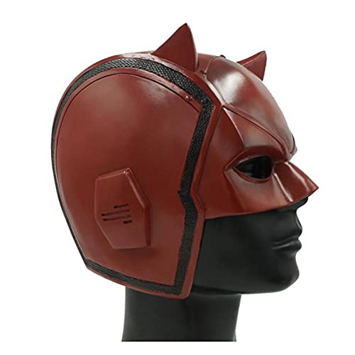 Tumnea Máscara de Daredevil Máscara de Halloween Daredevil Cosplay Casco Máscara de látex Cosplay para Accesorios de Disfraces de Halloween