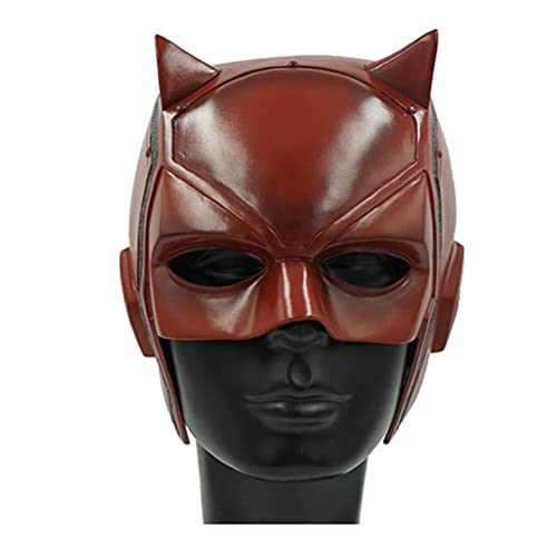 Tumnea Máscara de Daredevil Máscara de Halloween Daredevil Cosplay Casco Máscara de látex Cosplay para Accesorios de Disfraces de Halloween