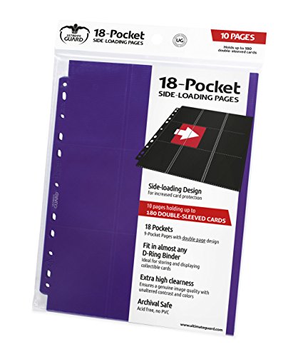 Ultimate Guard 18-Pocket Pages Side-Loading Violeta (10)