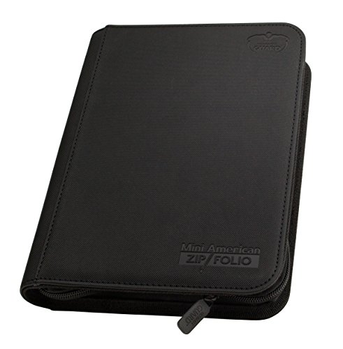 Ultimate Guard Mini American 9-Pocket ZipFolio XenoSkin Carpeta para Cartas Negro