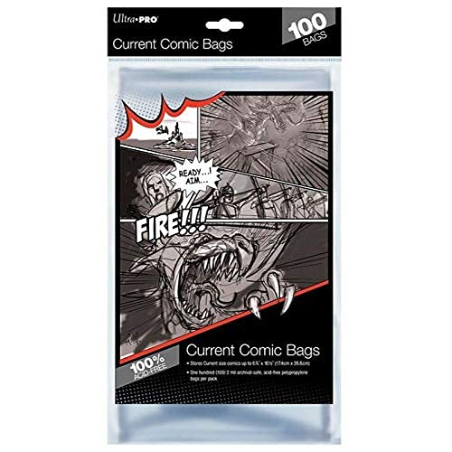 Ultra Pro Comic Bags Current Size (100 ct.)