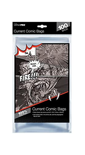 Ultra Pro Comic Bags Current Size (100 ct.)