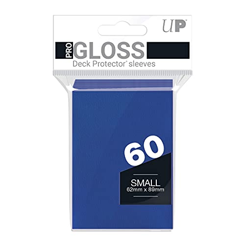 Ultra Pro Juego de cartas SLEEVES 60 d10 (pequeño, azul)