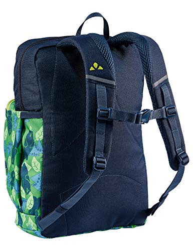 VAUDE 15484 Unisex Niños Mochilas 10-14L, Parrot Green/Eclipse, 10 Litros