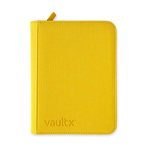 Vault X Carpeta Exo-Tec Premium Zip - Álbum de 4 Bolsillos para Cartas Coleccionables - 160 Bolsillos de Inserción Lateral con una Cremallera TCG