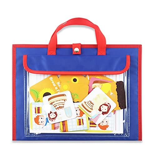 VEILTRON Juego de Cartas de Bolsillo de secuenciación de Historias Juego de Cartas de Bolsillo de secuenciación Colgante Ideal para preescolares niños más pequeños