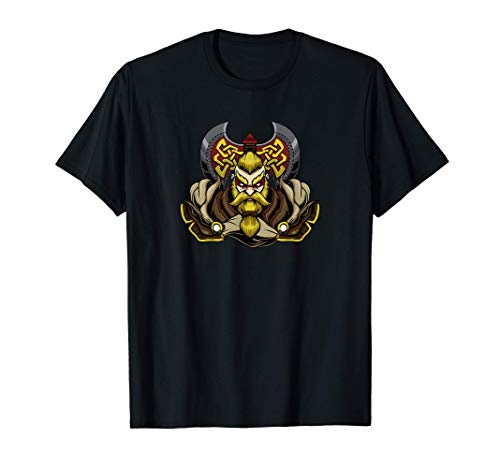 Vikingo Guerrero Nórdico Valhalla Camiseta