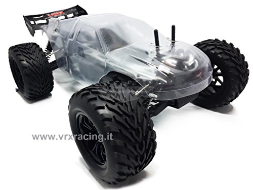 VRX Truggy XXX Sword Off Road 1/10 con marco de metal mecánico completo + carrocería transparente 4WD