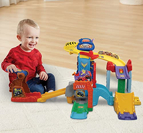 VTech Rally Circuito de competición, playset Interactivo para Coches TutTut Bólidos, Juguete niños +1 año-Versión ESP (3480-540522), Color