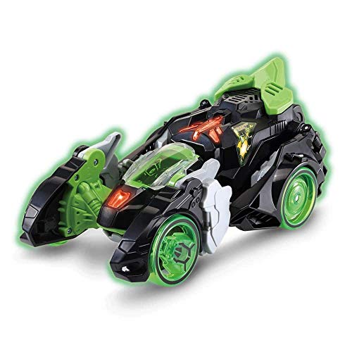 VTech Switch & Go Dinos Riot The T-Rex Juguete para niños, Dinosaurio Preescolar Interactivo Que se Convierte en un Coche de Carreras, Juguete Educativo para niños y niñas de 3, 4, 5, 6+ años