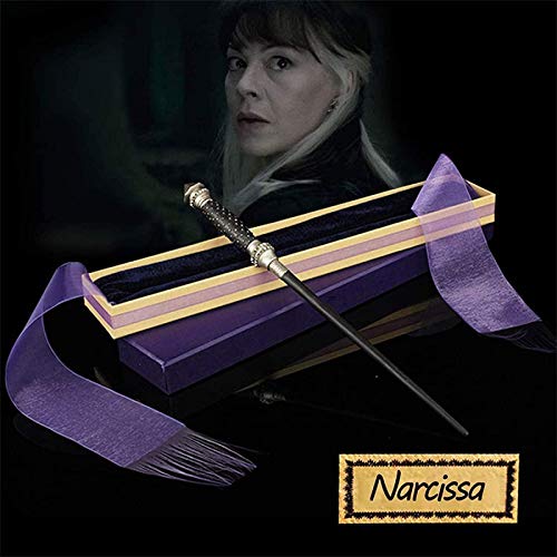 WANGT Varita De Narcissa con Caja De Varita Set De Película Accesorios para Películas Varitas Trucos De Magia para Niños