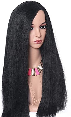 Wigs European and American Fashion Hair Wigs Senanayake Lines Within The High Temperature and Long Straight Hair Female Silk Roses Network