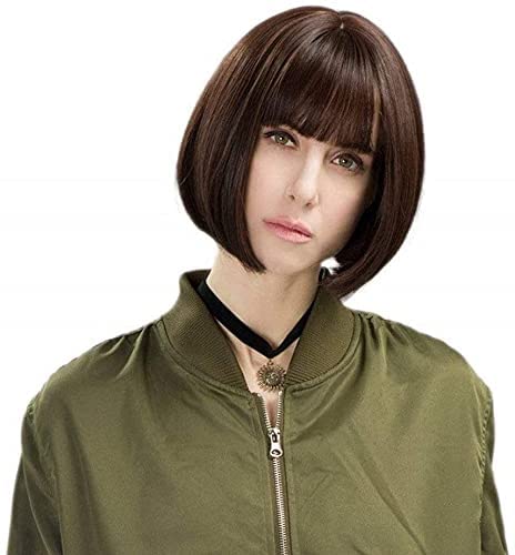 Wigs European and American Fashion Wave Head LIU Qi Short Black Hair Wig