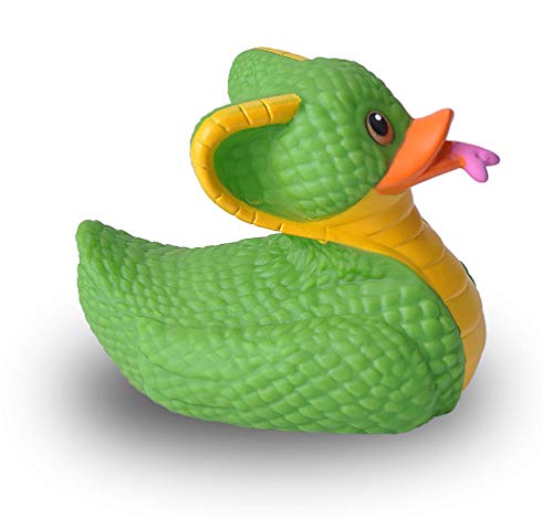 Wild Republic Rubber Duck, Patos de Goma, Cobra, Regalos Para Bebé, Juguetes Para la Bañera, Regalo Perfecto Para Niños y Adultos, 10 Cm