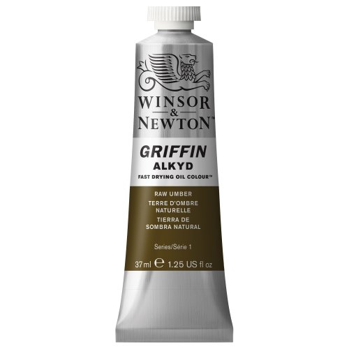 Winsor & Newton Griffin Alkyd - Tubo óleo de secado rápido, 37 ml, Tierra de Sombra Natural