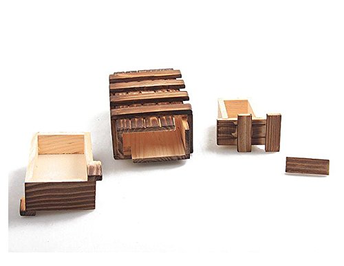 xiangshang shangmao Puzzle Box Japanese Wooden Secret Steps Hakone Japan Bako Trick Brain