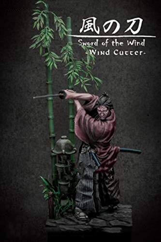 XINGCHANG 1/24 75Mm Espada del Viento Samurai Cortavientos 75Mm Juguete Modelo De Resina Kit En Miniatura Sin Montar Sin Pintar