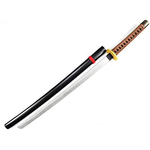 YAO DIAN Anime Katana De Madera, Envolvió El Arma De Madera Completa De Inuyasha, Utilizada En Los Accesorios De Arma De Rendimiento De Anime Japoneses, Colección Cos, Unshaven(Size:100cm,Color:A)