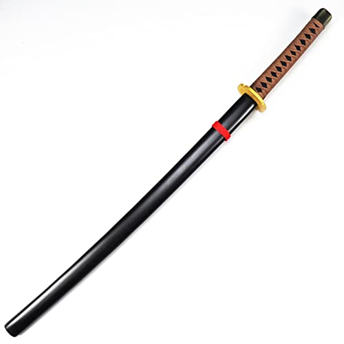 YAO DIAN Anime Katana De Madera, Envolvió El Arma De Madera Completa De Inuyasha, Utilizada En Los Accesorios De Arma De Rendimiento De Anime Japoneses, Colección Cos, Unshaven(Size:100cm,Color:A)