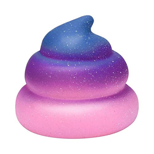 YAQI Squishies Poo Galaxy Mini Squishy Slow Rising Kawaii perfumado suave Primer Squishies Juguetes 1pcs