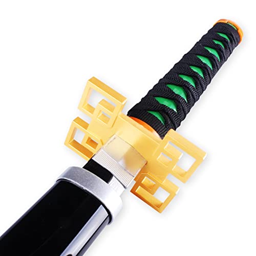 YPDHUA Demonio Slayer Katana Sword 41 Japonés Katana Samurai Sword Tokitou Muichirou Cosplay Katana para Anime Ninja Sword Abs Sword Sharatha Hecho a Mano Espada de Madera para Los Amantes Del Anime