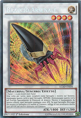 YU-GI-OH! - LC5D-IT034 - Brazo Arsenale - Mega Pack - Colección Legendaria 5D's - 1st Edition - Secreta