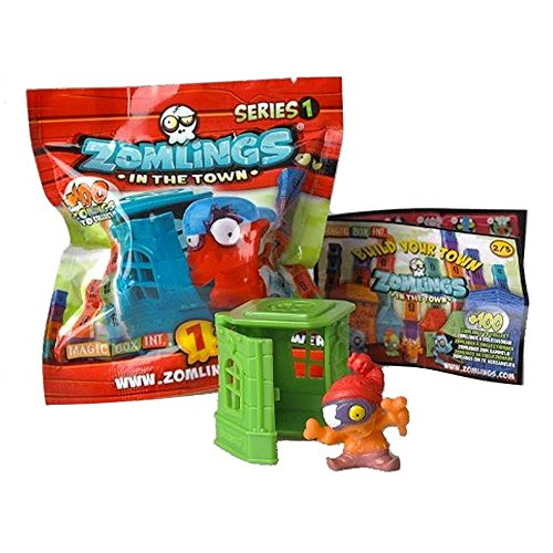 Zomlings Tower - Juego de 3 figuras de la serie One Figure/Tower bolsas zomings in The Town Mystery Figures Packs