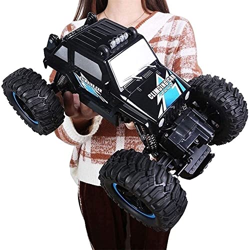 Zzzhs Chico adulto Rc Coche 1:14 escala 2.4 GHz Control remoto a distancia Off-Road Vehicle Kids Aleación de juguete 4wd Velocidad rápida, impermeable, eléctrico, calificación de grado de hobby Excele