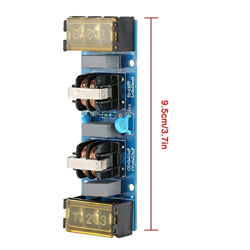 6A Tablero de filtraci¨®n de la fuente de alimentaci¨®n, Placa de filtro de paso bajo de potencia de dos etapas de alta frecuencia de EMI para la fuente de alimentaci¨®n