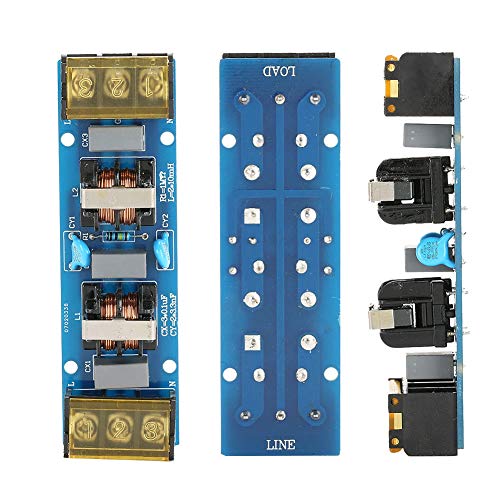 6A Tablero de filtraci¨®n de la fuente de alimentaci¨®n, Placa de filtro de paso bajo de potencia de dos etapas de alta frecuencia de EMI para la fuente de alimentaci¨®n