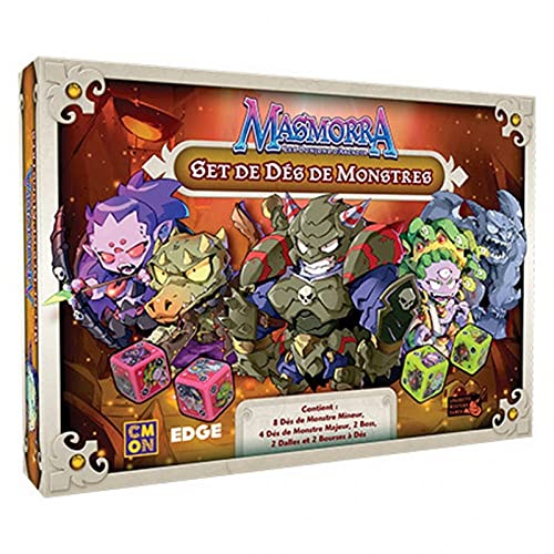 AC-Déco Masmorra - Set de dés Monstres - Extension - Jeu de société