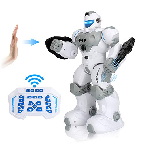 Achort Robot de Control Remoto para niños Inteligente RC Robot Juguete Control Remoto Gesto Robot Kit con programación Intelectual, Cantando y Bailando Robots Recargables multifuncionales para niños