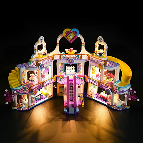 ADMLZQQ Kit de Luces LED para Lego Friends Heartlake City Shopping Mall, el Kit de Luces LED de ladrillo Compatible con 41450, no Incluye el Modelo Lego