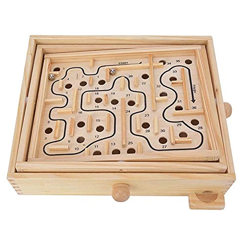 Adulto Niño Madera Laberinto Educativo Cerebro Juego de Mesa Rompecabezas de Juguetes educativos Rompecabezas