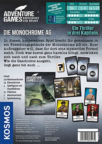 Adventure Games - Die Monochrome AG: 1 - 4 Spieler