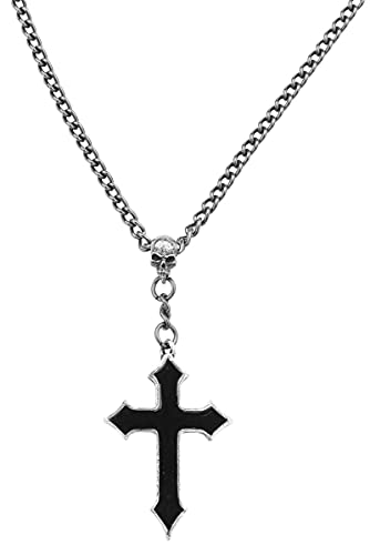 Alchemy Gothic Osbourne's Cross Hombre Collar Standard, Peltre,