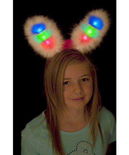 ALL WOMENS BUNNY EARS FUN TIME LEISURE PRODUCTS SMIFFYS FANCY DRESS COSTUME (disfraz)