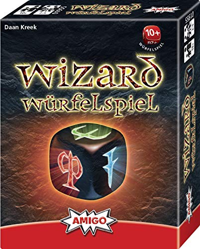 AMIGO Spiel + Freizeit Wizard 1955 - Juego de Dados Multicolor