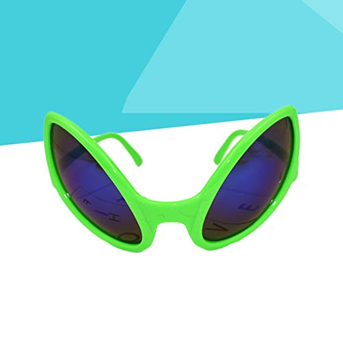 Amosfun 2 piezas gafas alienígenas gafas de sol fiesta gafas de sol divertidas para adultos y niños favores de fiesta