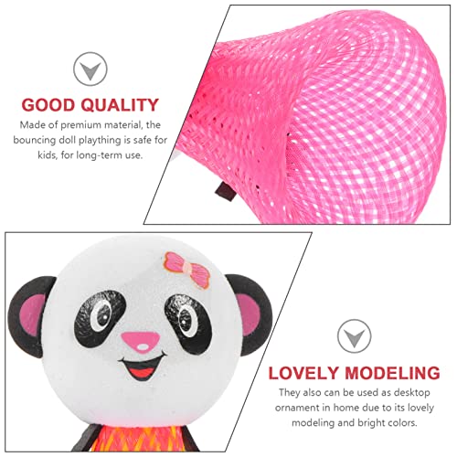 Animal Wind Up Toys: Panda Saltando Bouncing Toys Toys Toys Reliever Squeeze Toys Toys Toys Kids Party Playthings 2Pcs Color Aleatorio