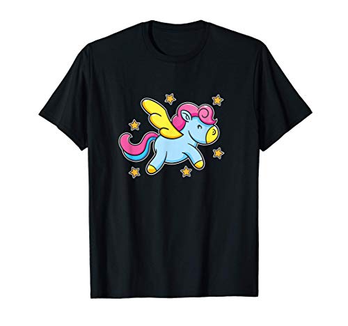 Arco Iris Cuento De Hadas Fantasía Niñas Unicornio Camiseta