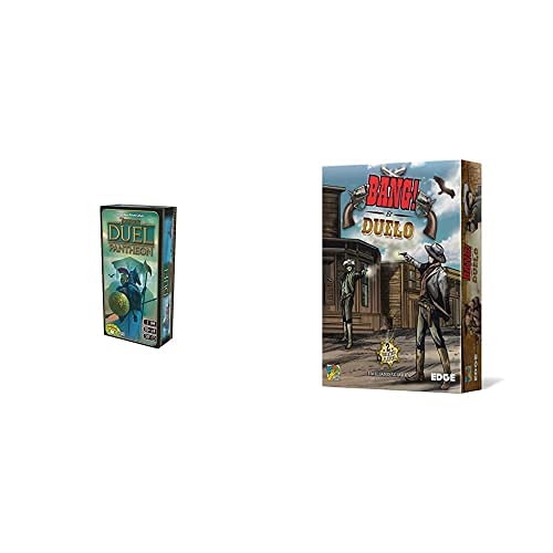 Asmodee Juego 7 Wonders Duel Pantheon (Repos Production Ade0Sev08Ml) + Edge Entertainment Bang-El Duelo, Juego De Cartas Eedvbu01, Color (Edgba30)