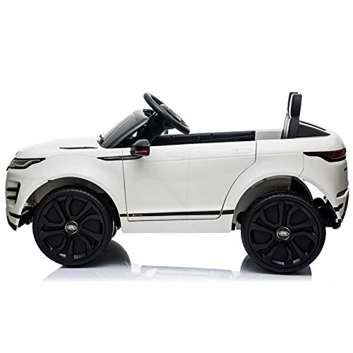 ATAA Range Rover Evoque 12v - Blanco - Coche de batería para niños Land Rover Range Rover Evoque con batería 12v