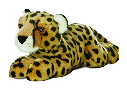 Aurora World- Aurora, 31425, Flopsies Cheetah, 30cm, Plush Toy, Brown/Black, Color and